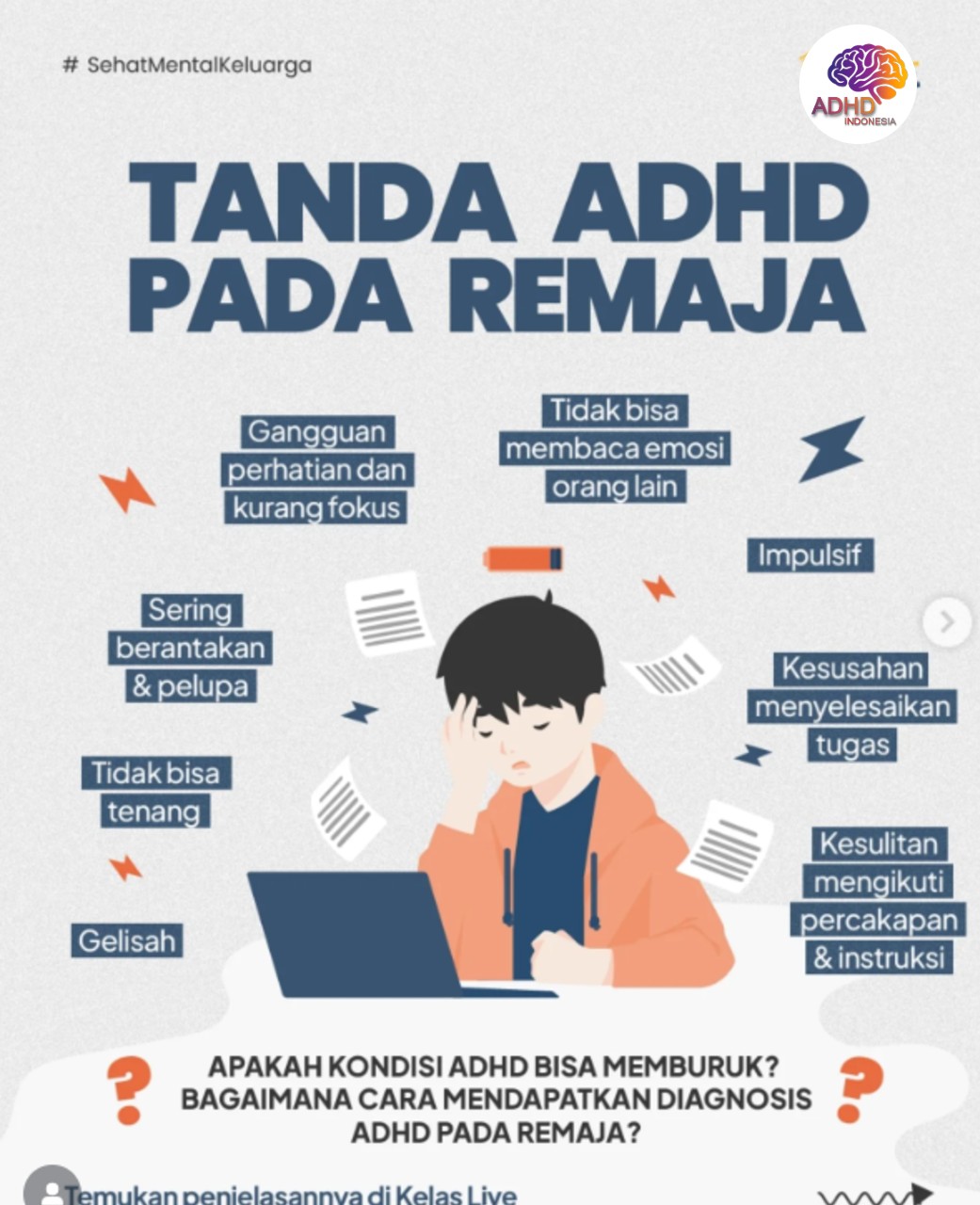 Screening ADHD Non-Diagnostik: Edukasi Awal bagi Orang Tua di Kabupaten Aceh Jaya